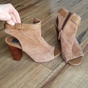 Brown booties